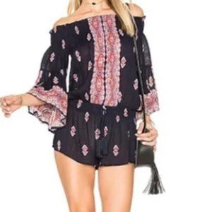 RAGA Endless Love Paisley Romper Small